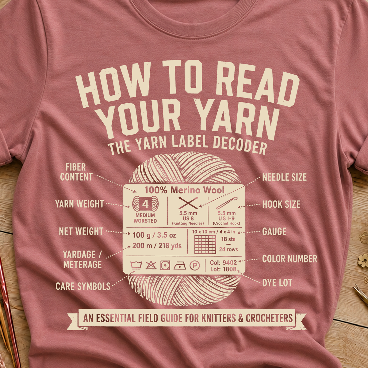 How to Read Your Yarn T‑Shirt
