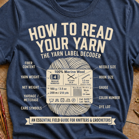How to Read Your Yarn T‑Shirt
