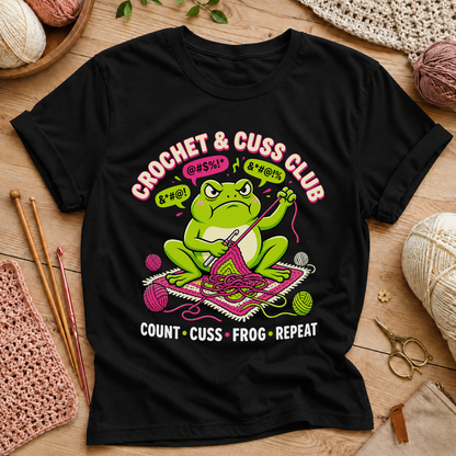Crochet & Cuss Club T‑Shirt