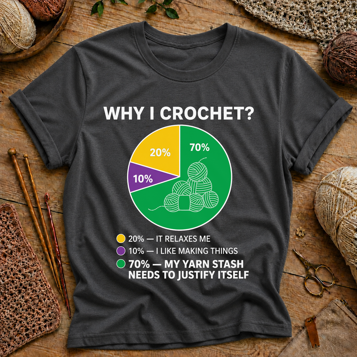 Why I Crochet ? T-Shirt