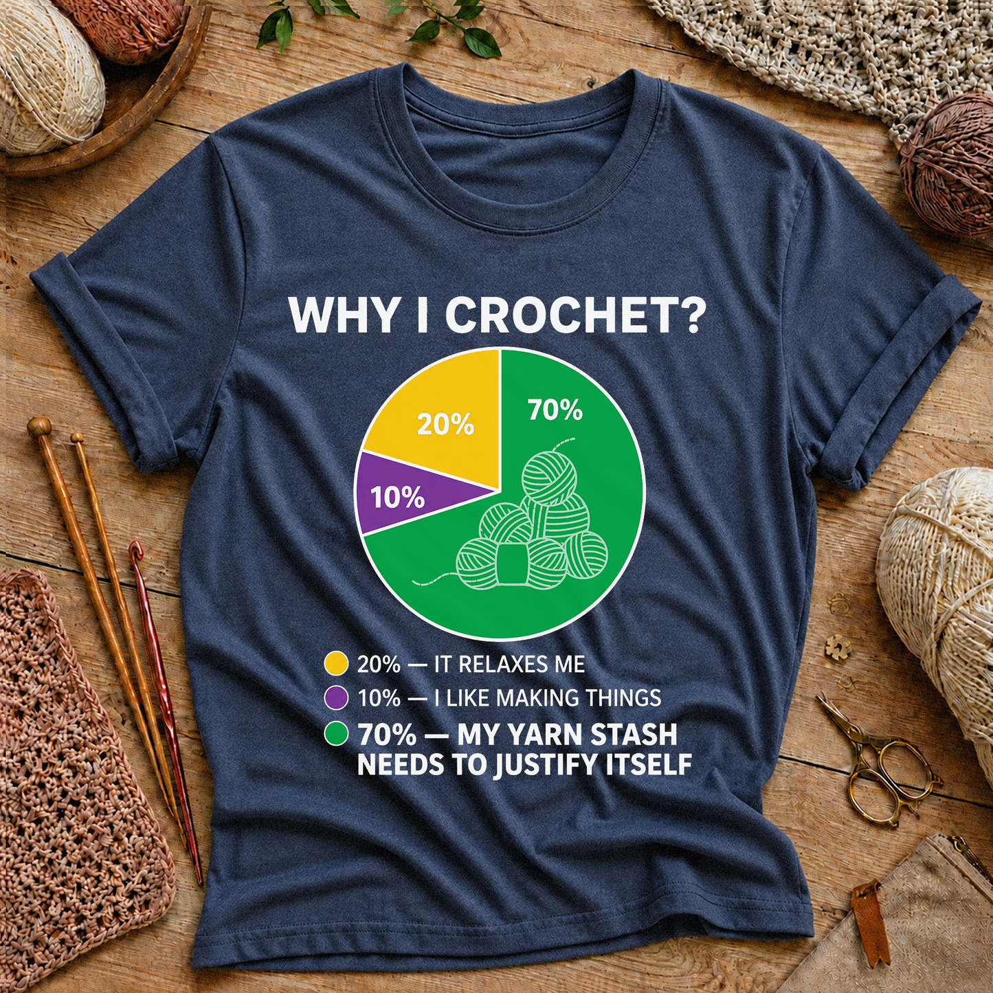 Why I Crochet ? T-Shirt