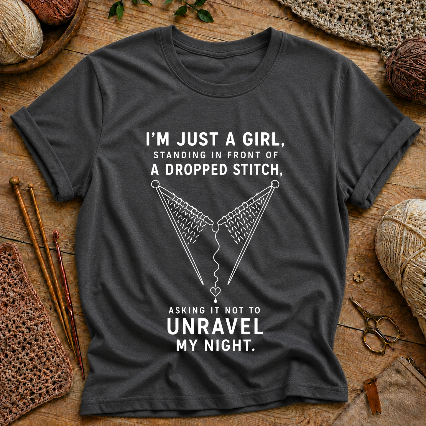 Knitting Humor T‑Shirt