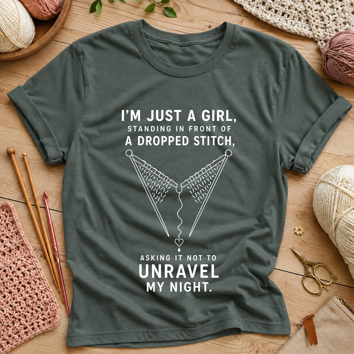Knitting Humor T‑Shirt