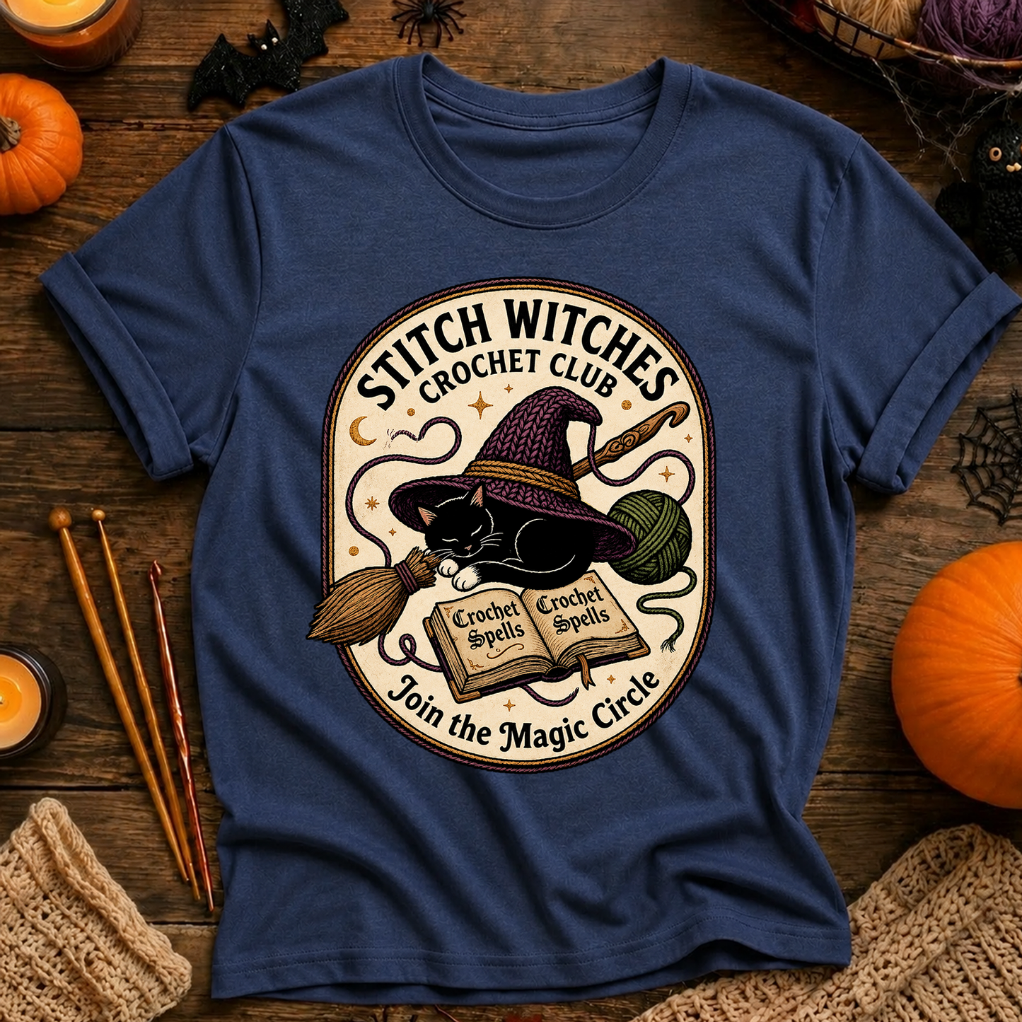 STITCH WITCHES CROCHET CLUB T-Shirt