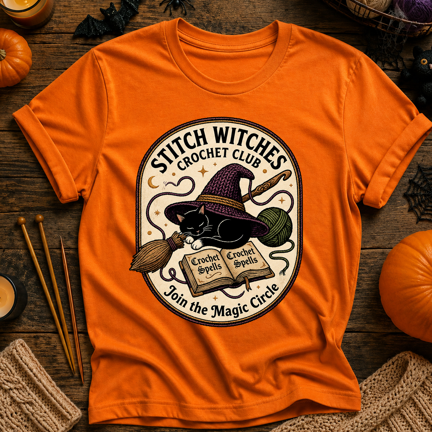 STITCH WITCHES CROCHET CLUB T-Shirt