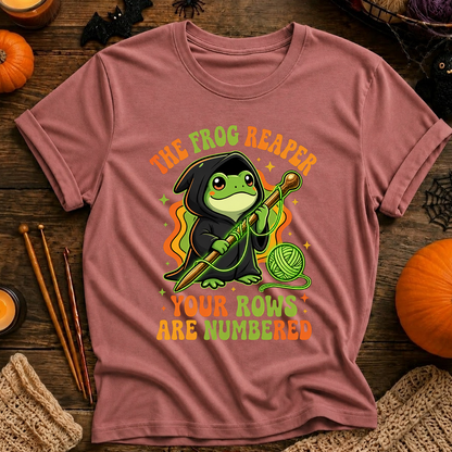 The Frog Reaper Your Rows Are Numbered T-Shirt