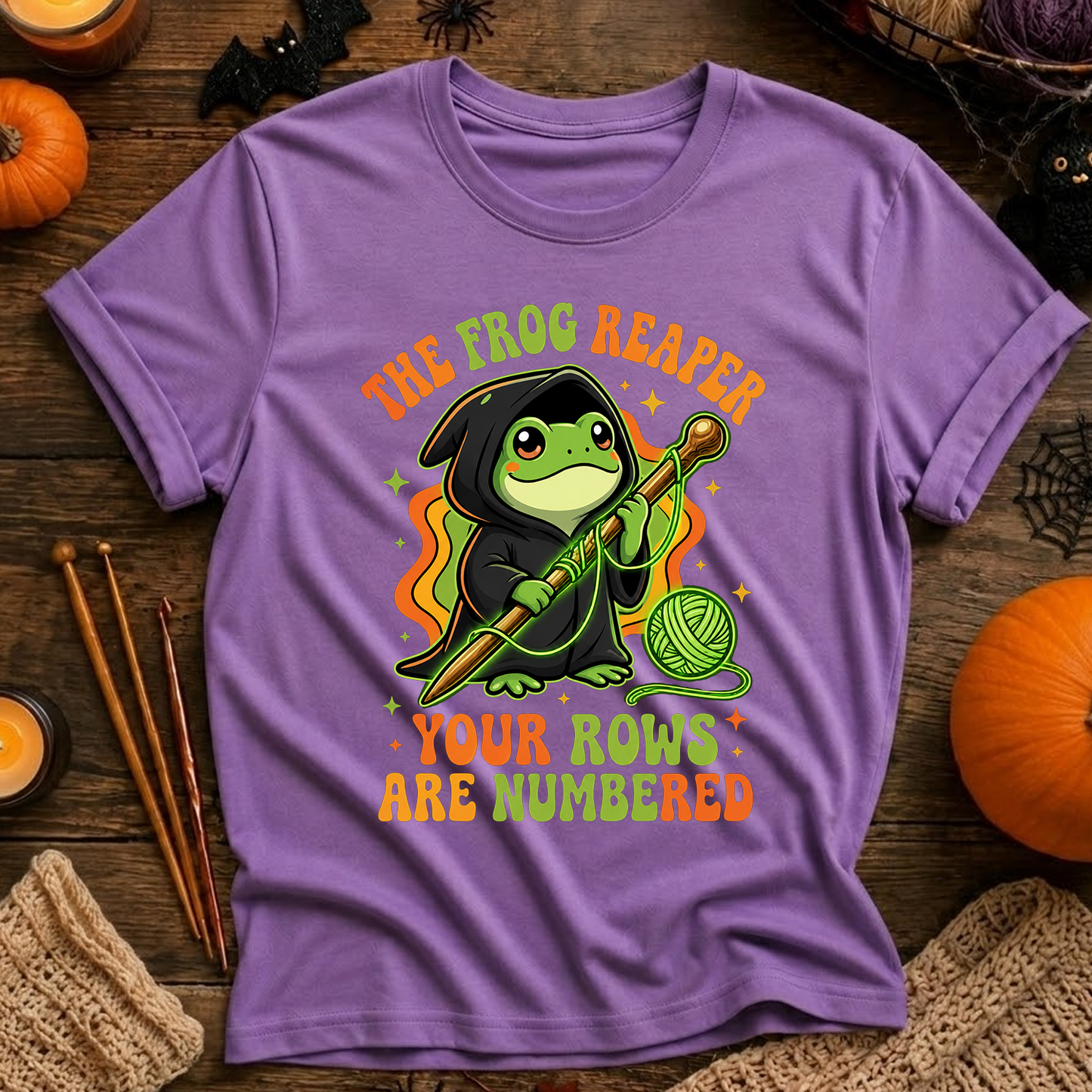 The Frog Reaper Your Rows Are Numbered T-Shirt