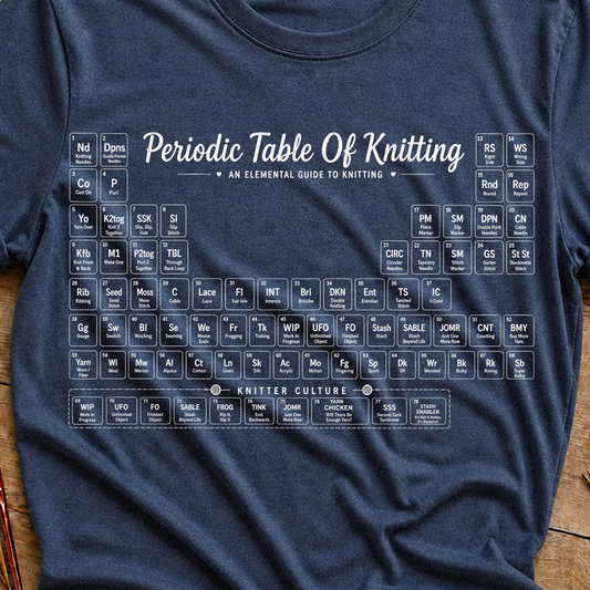Periodic Table Of Knitting T-Shirt