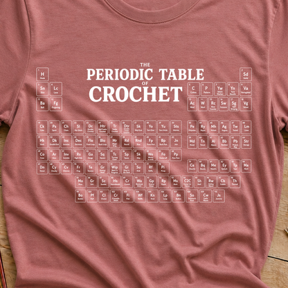 Periodic Table Crochet T‑Shirt