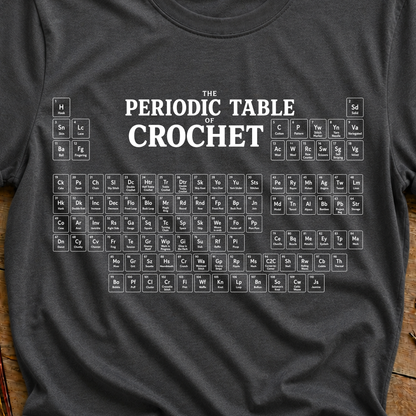 Periodic Table Crochet T‑Shirt