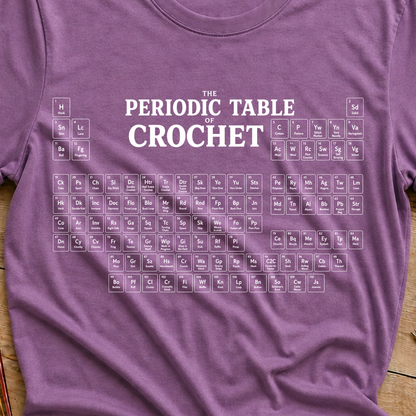 Periodic Table Crochet T‑Shirt