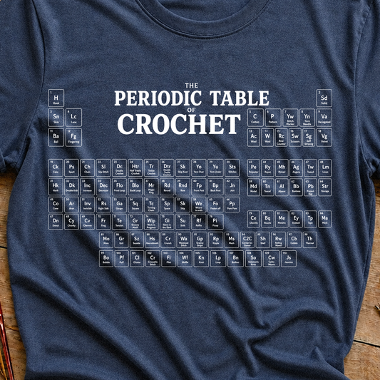 Periodic Table Crochet T‑Shirt