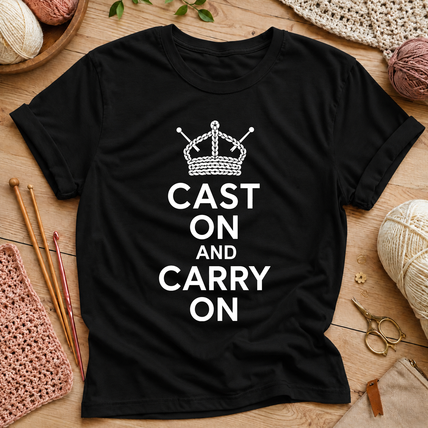 Cast On and Carry On T-Shirt