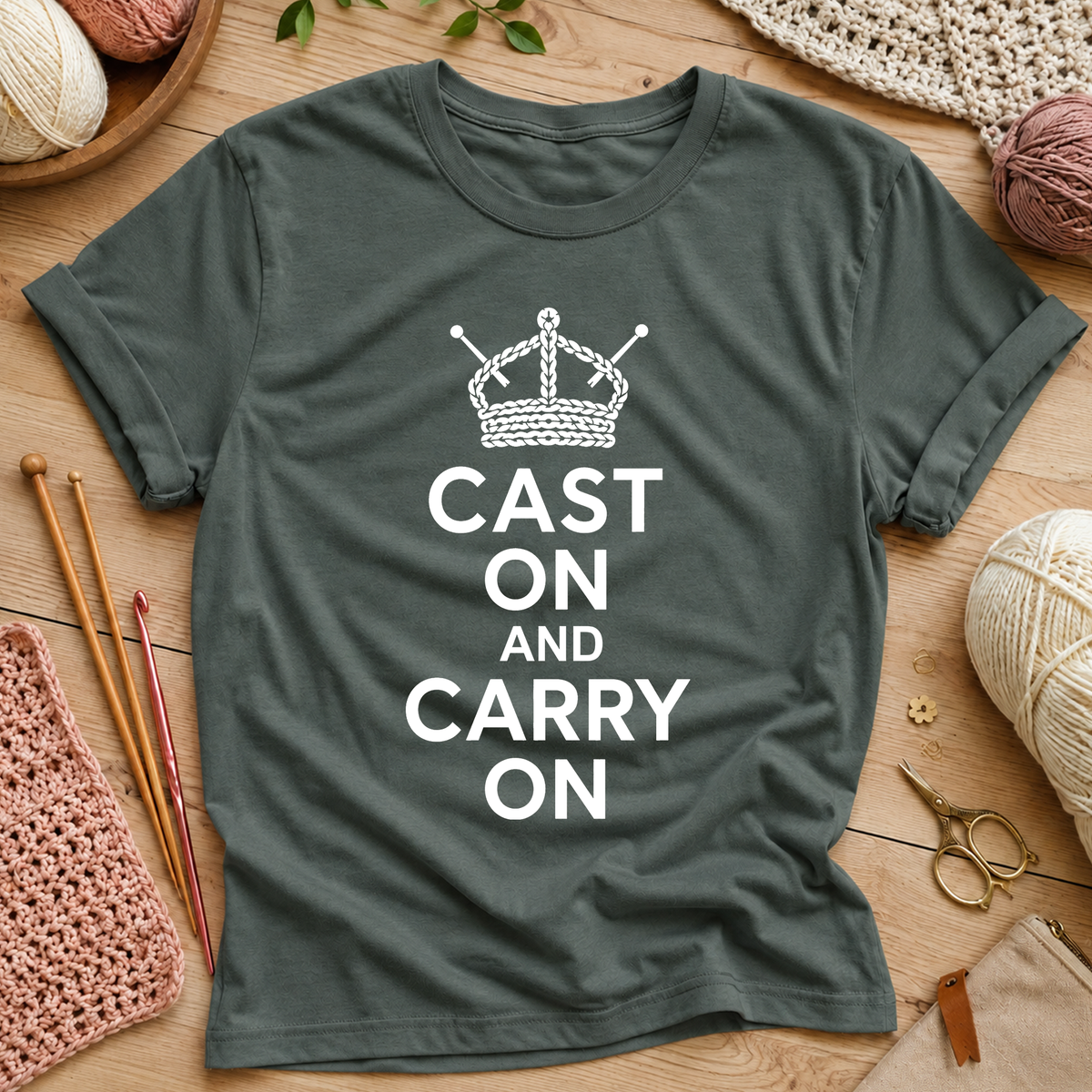 Cast On and Carry On T-Shirt
