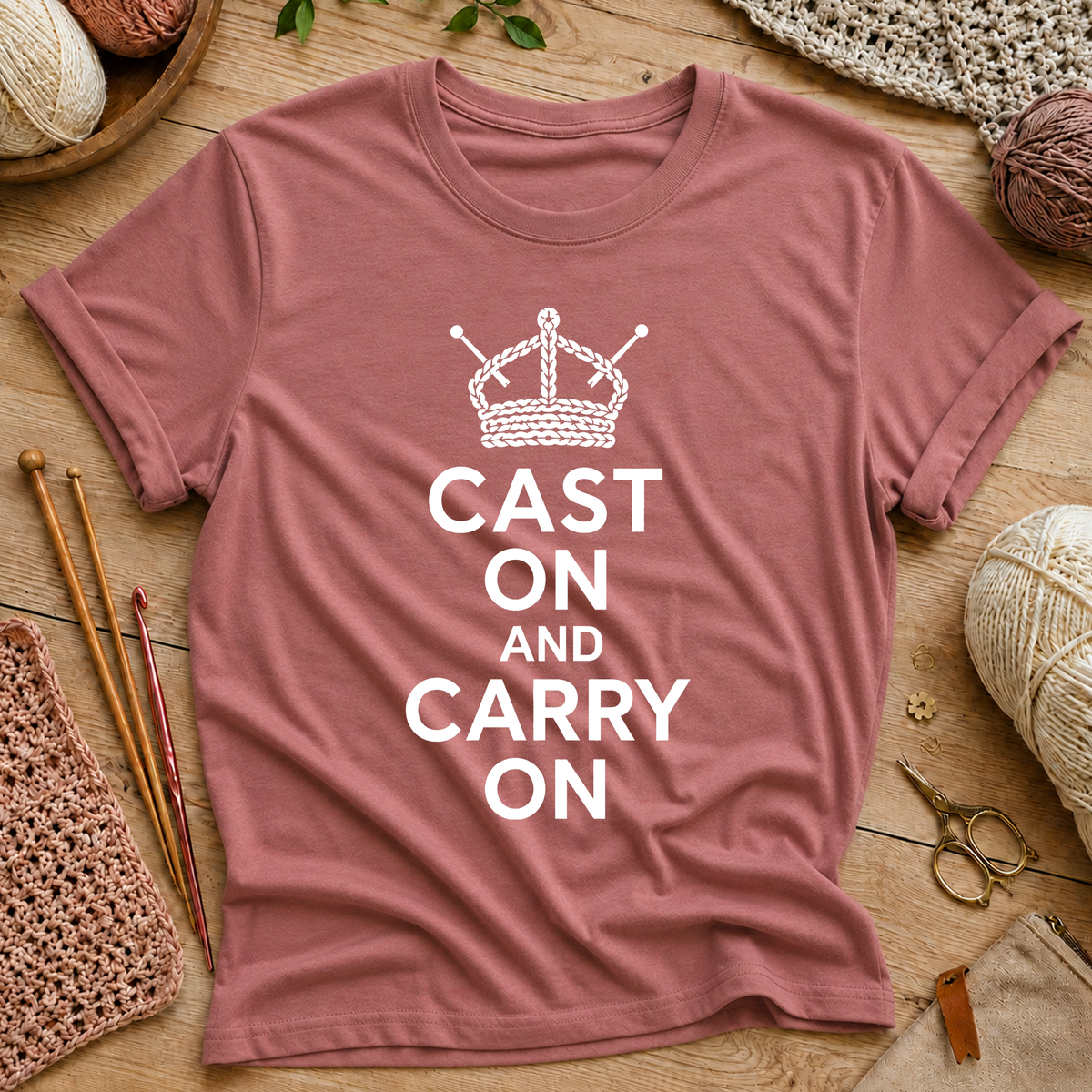 Cast On and Carry On T-Shirt