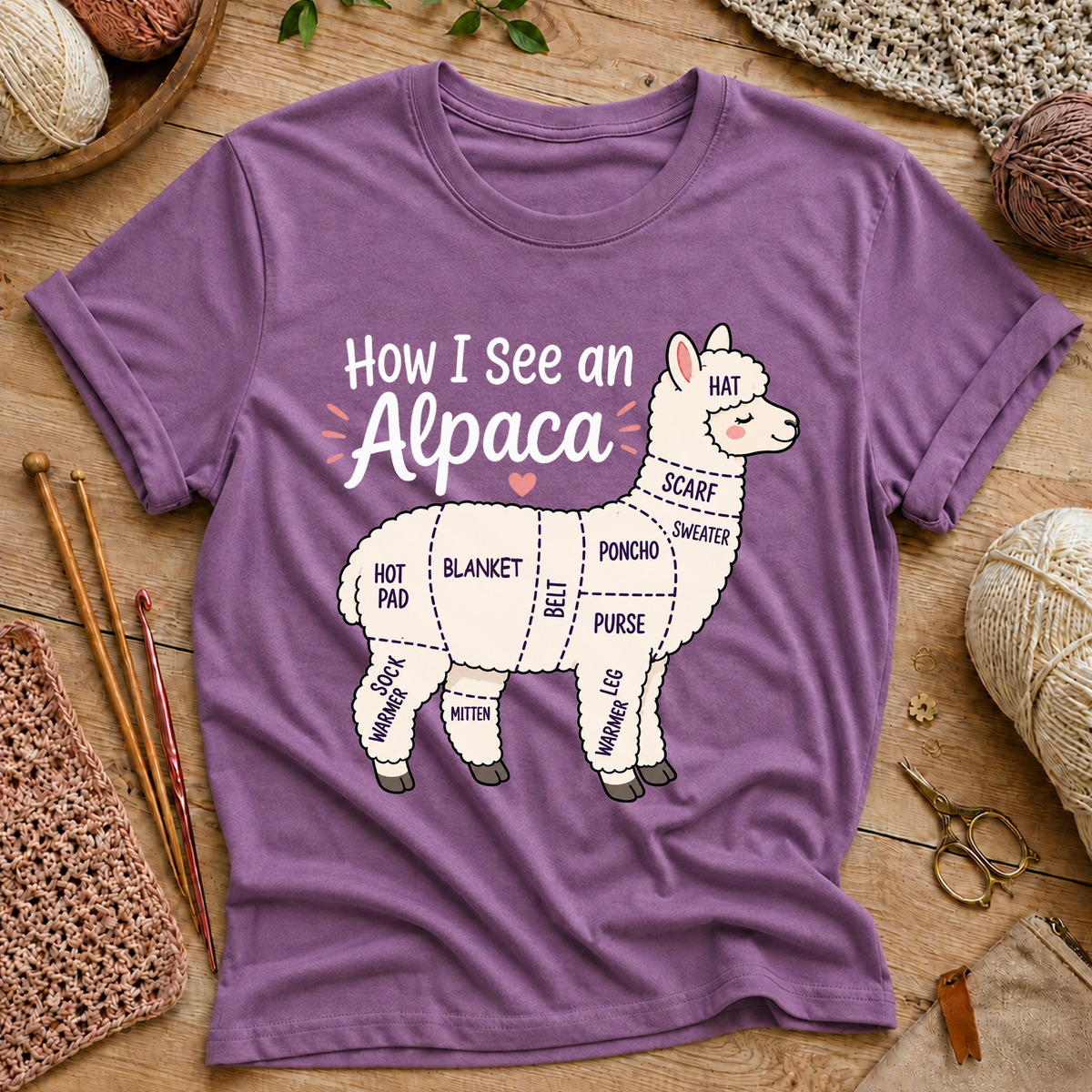 How I See an Alpaca T-Shirt