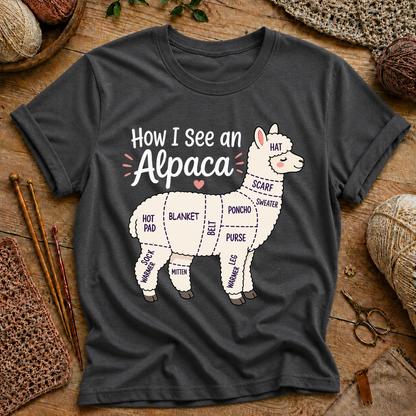 How I See an Alpaca T-Shirt