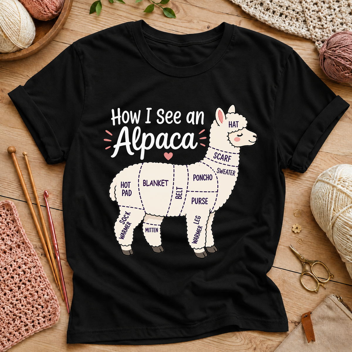 How I See an Alpaca T-Shirt