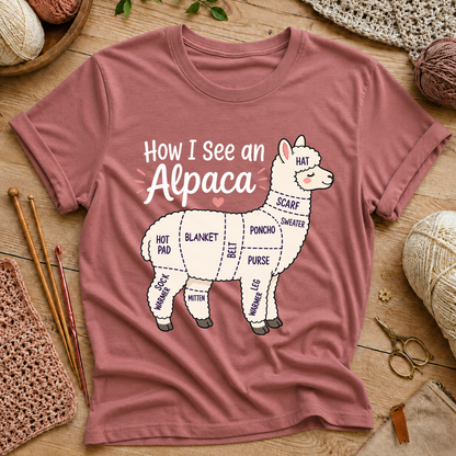 How I See an Alpaca T-Shirt
