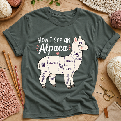 How I See an Alpaca T-Shirt