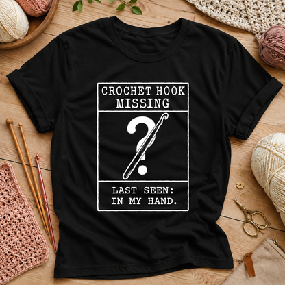 Crochet Hook Missing T-Shirt