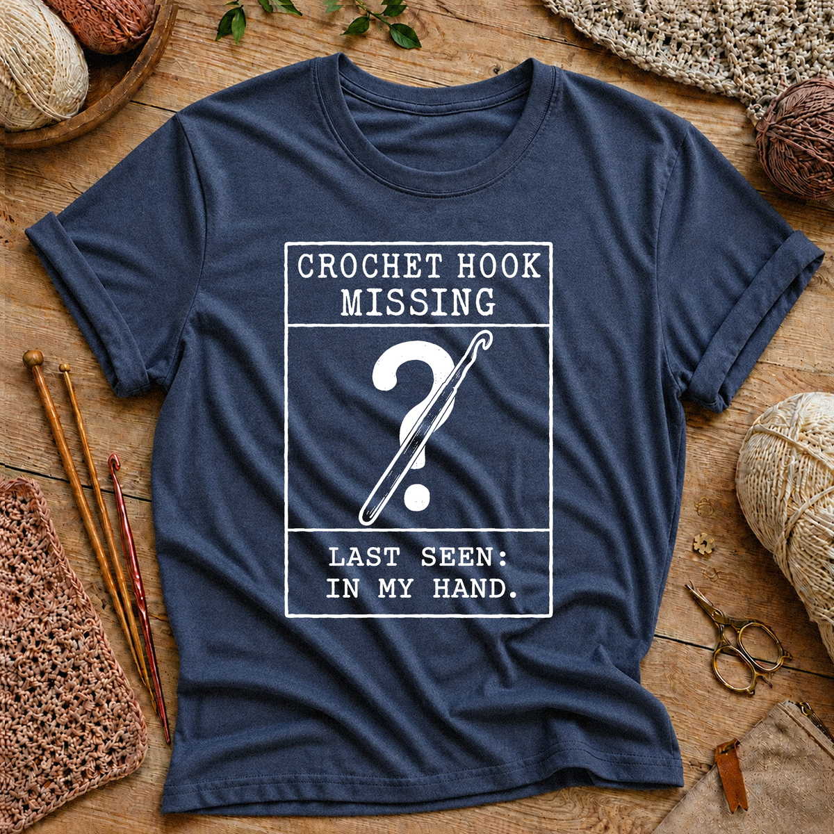 Crochet Hook Missing T-Shirt
