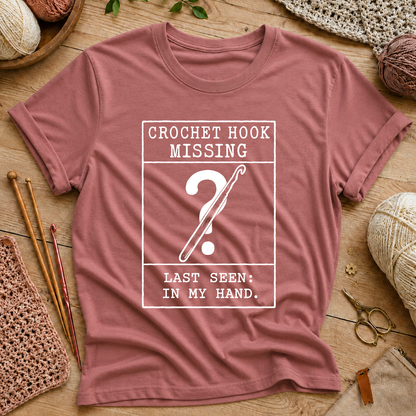 Crochet Hook Missing T-Shirt