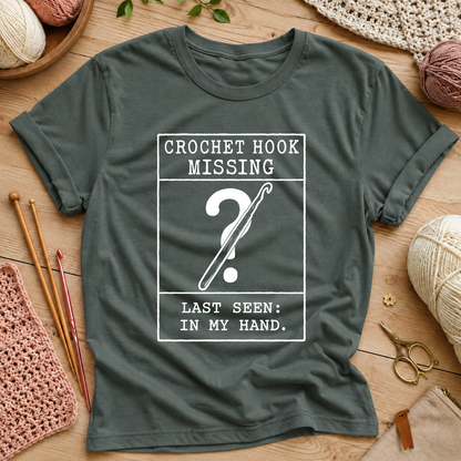 Crochet Hook Missing T-Shirt