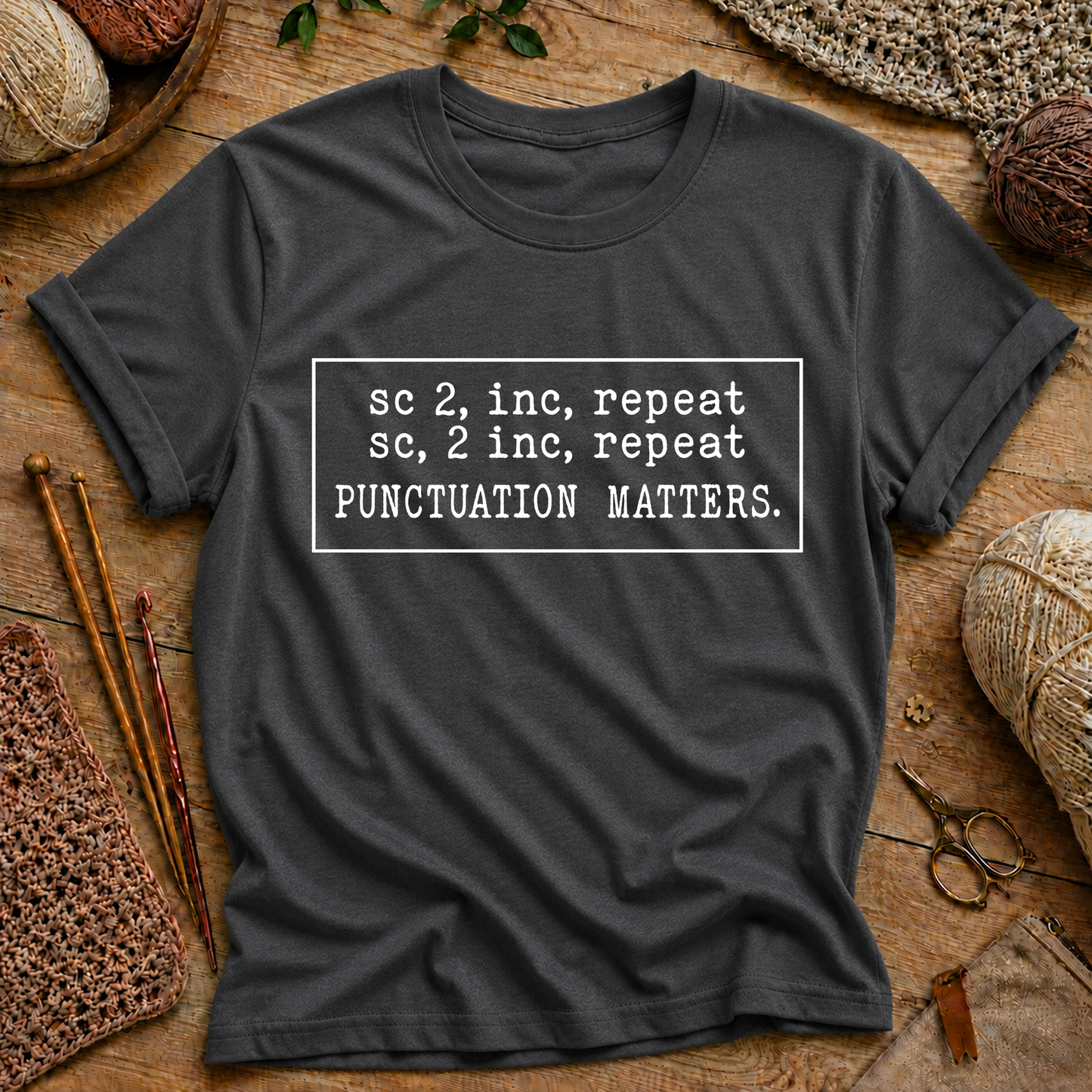 sc 2, inc, repeat... PUNCTUATION MATTERS T-Shirt