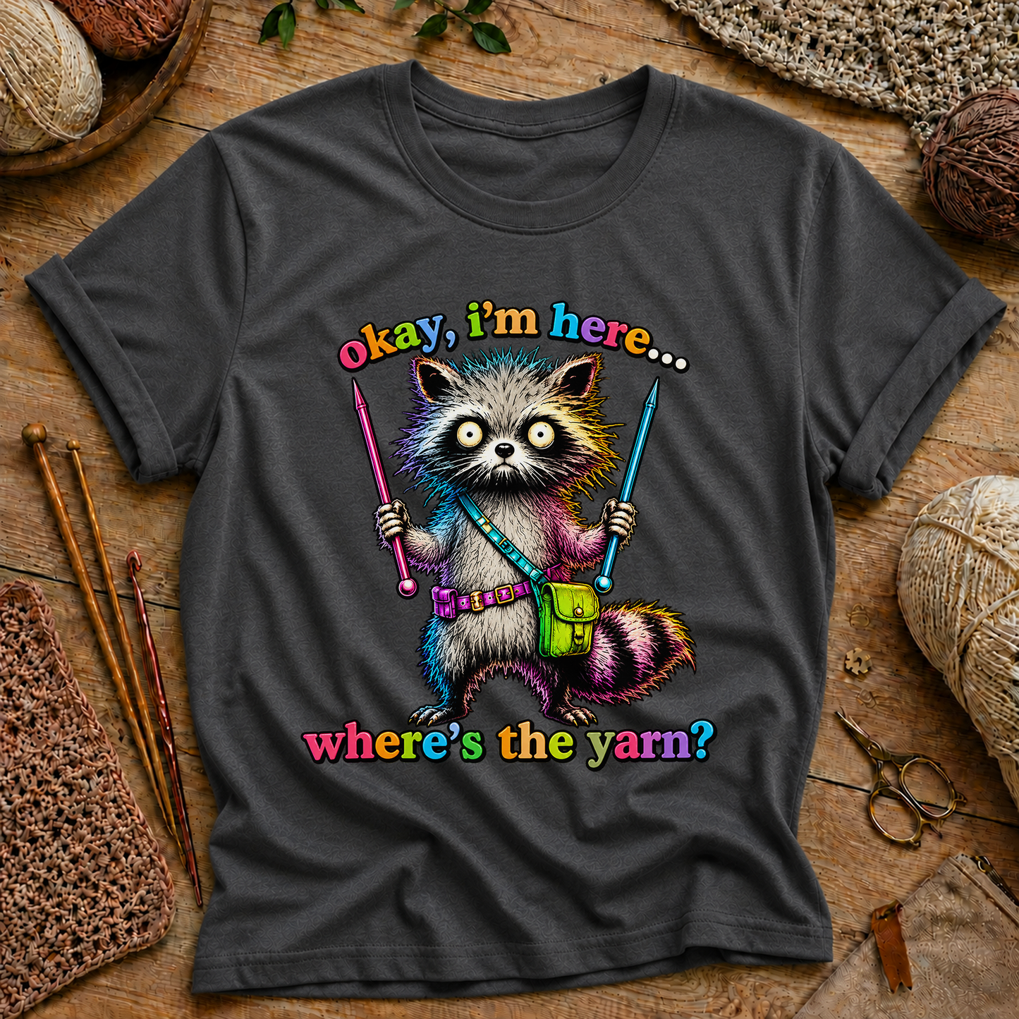 Okay, I’m Here... Where’s the Yarn? T-Shirt