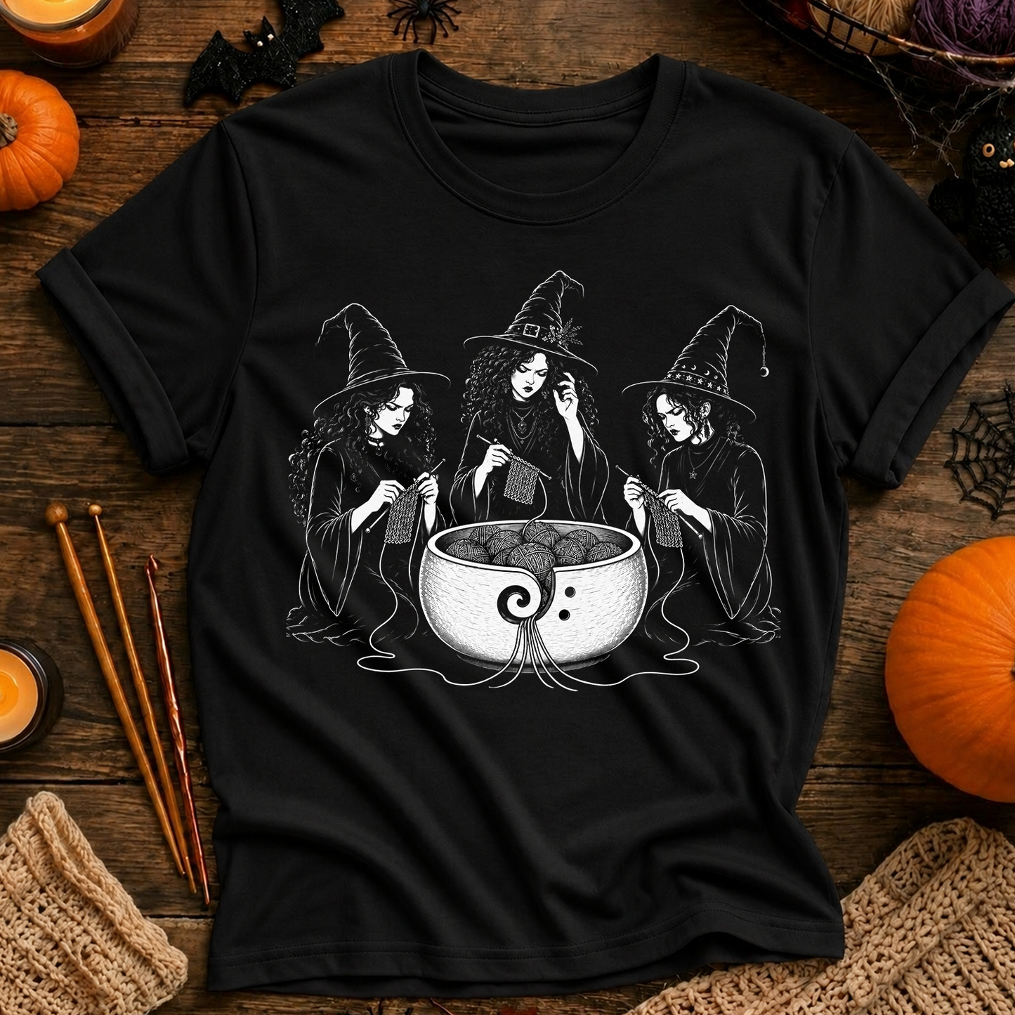 Witch Knitting T-Shirt