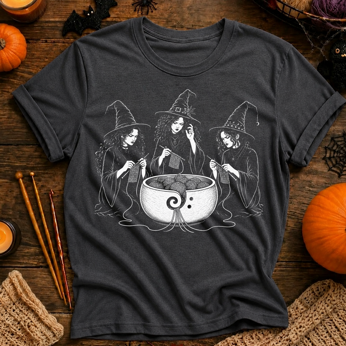 Witch Knitting T-Shirt