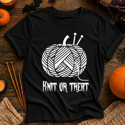 Knit or Treat Halloween T-Shirt