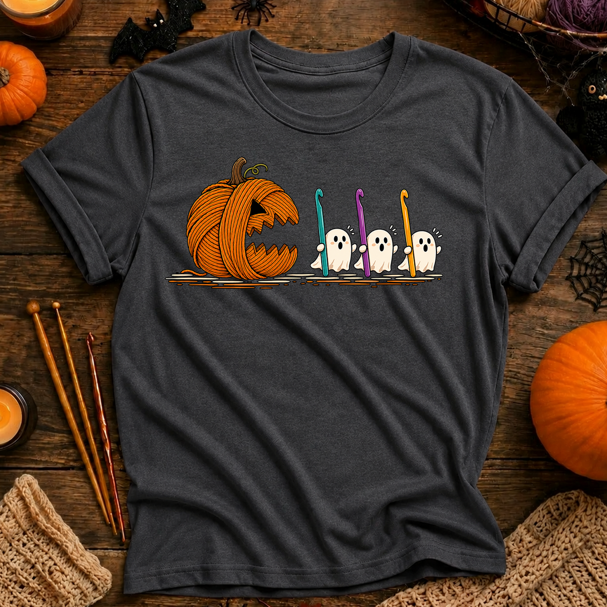 Spooky Yarn Muncher T-shirt