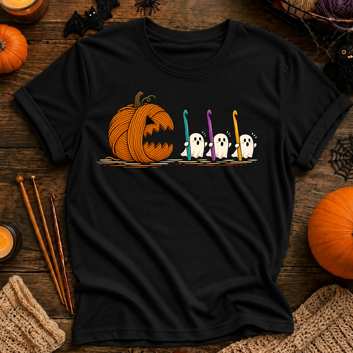 Spooky Yarn Muncher T-shirt