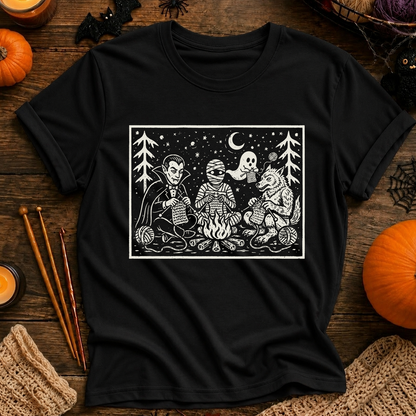 Halloween Campfire Monsters T-Shirt