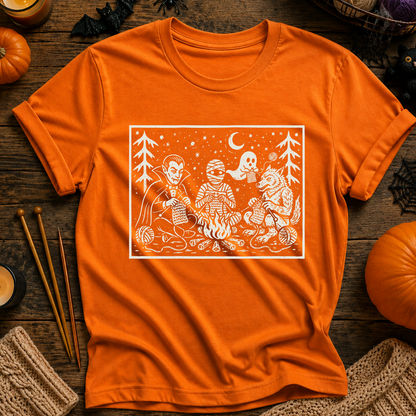Halloween Campfire Monsters T-Shirt