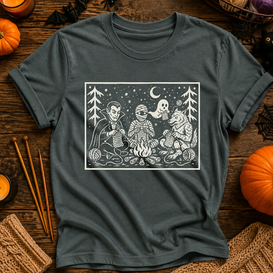 Halloween Campfire Monsters T-Shirt