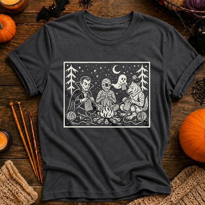 Halloween Campfire Monsters T-Shirt