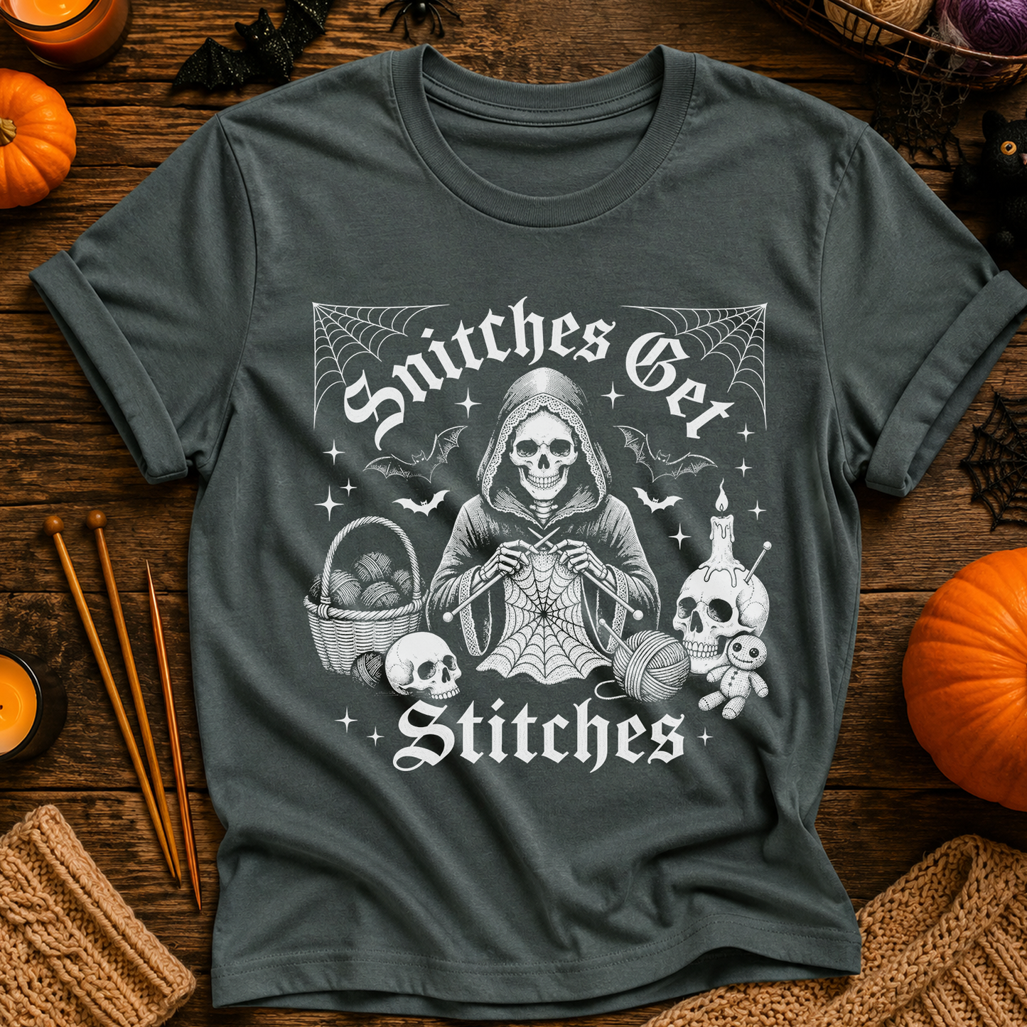 Snitches get Stitches T-Shirt