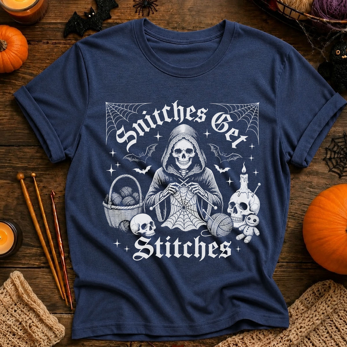Snitches get Stitches T-Shirt