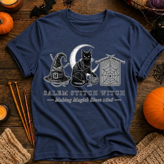 Salem Stitch Witch: Making Magick Since 1626 T-Shirt