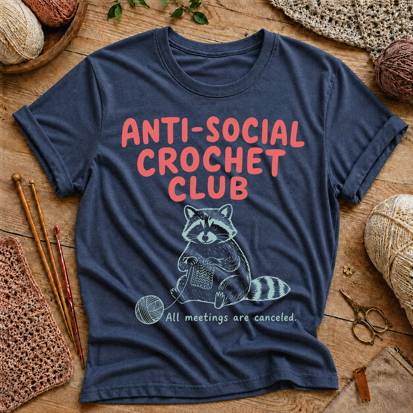Anti-Social Crochet Club T-Shirt