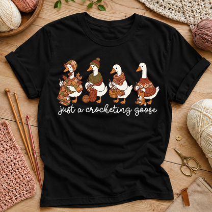 Crocheting Goose T‑Shirt