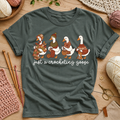 Crocheting Goose T‑Shirt