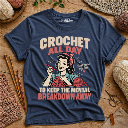 Crochet All Day T‑Shirt