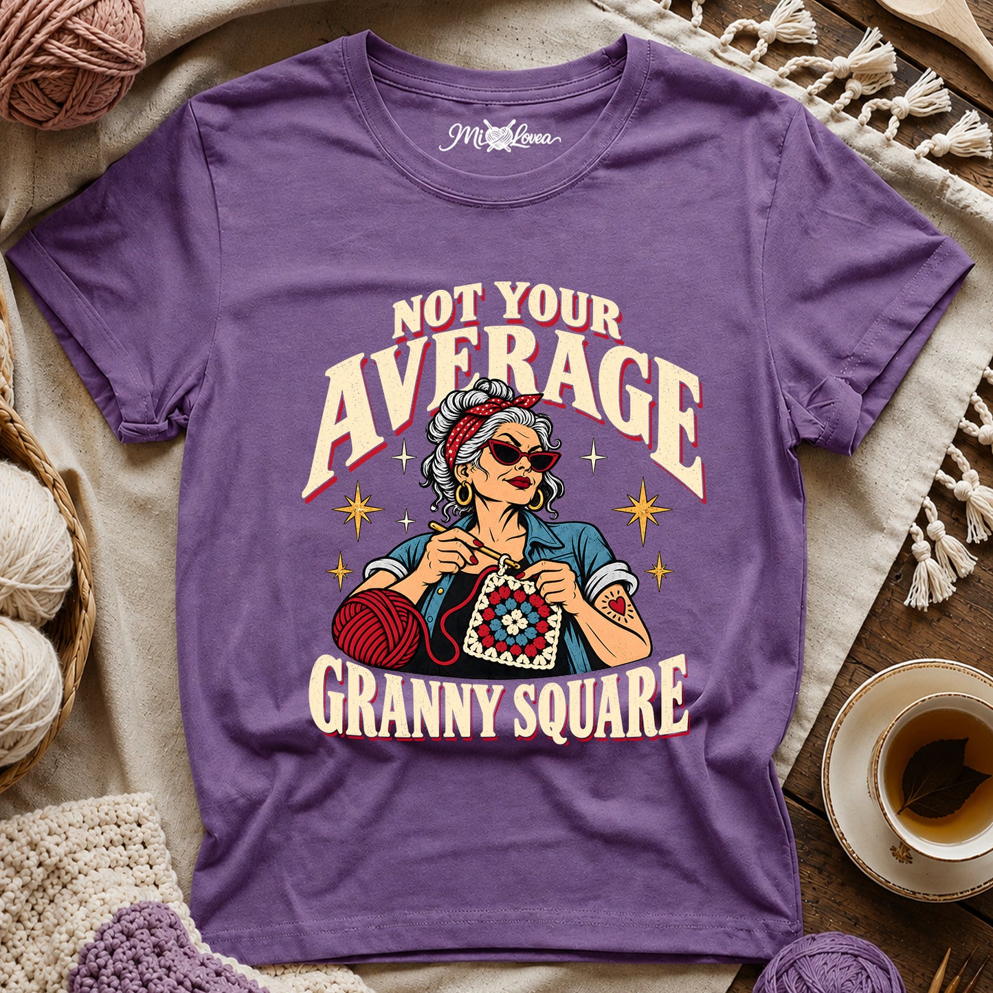 Not Your Average Granny Square T-Shirt