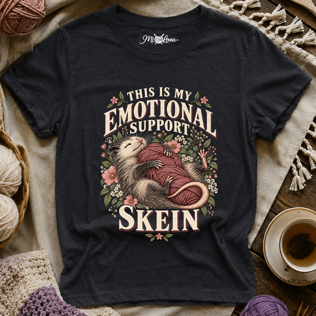 This Is My Emotional Support Skein T-Shirt