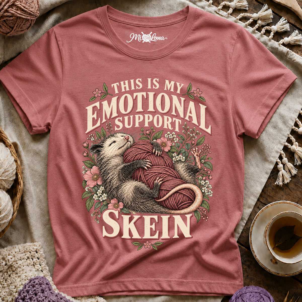 This Is My Emotional Support Skein T-Shirt