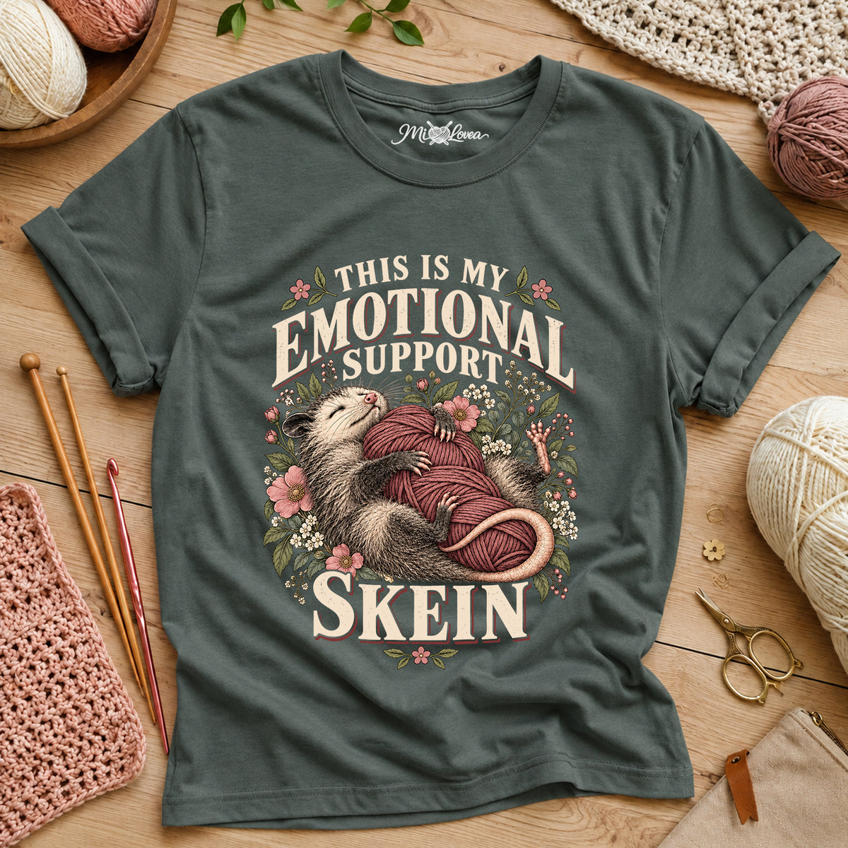 This Is My Emotional Support Skein T-Shirt